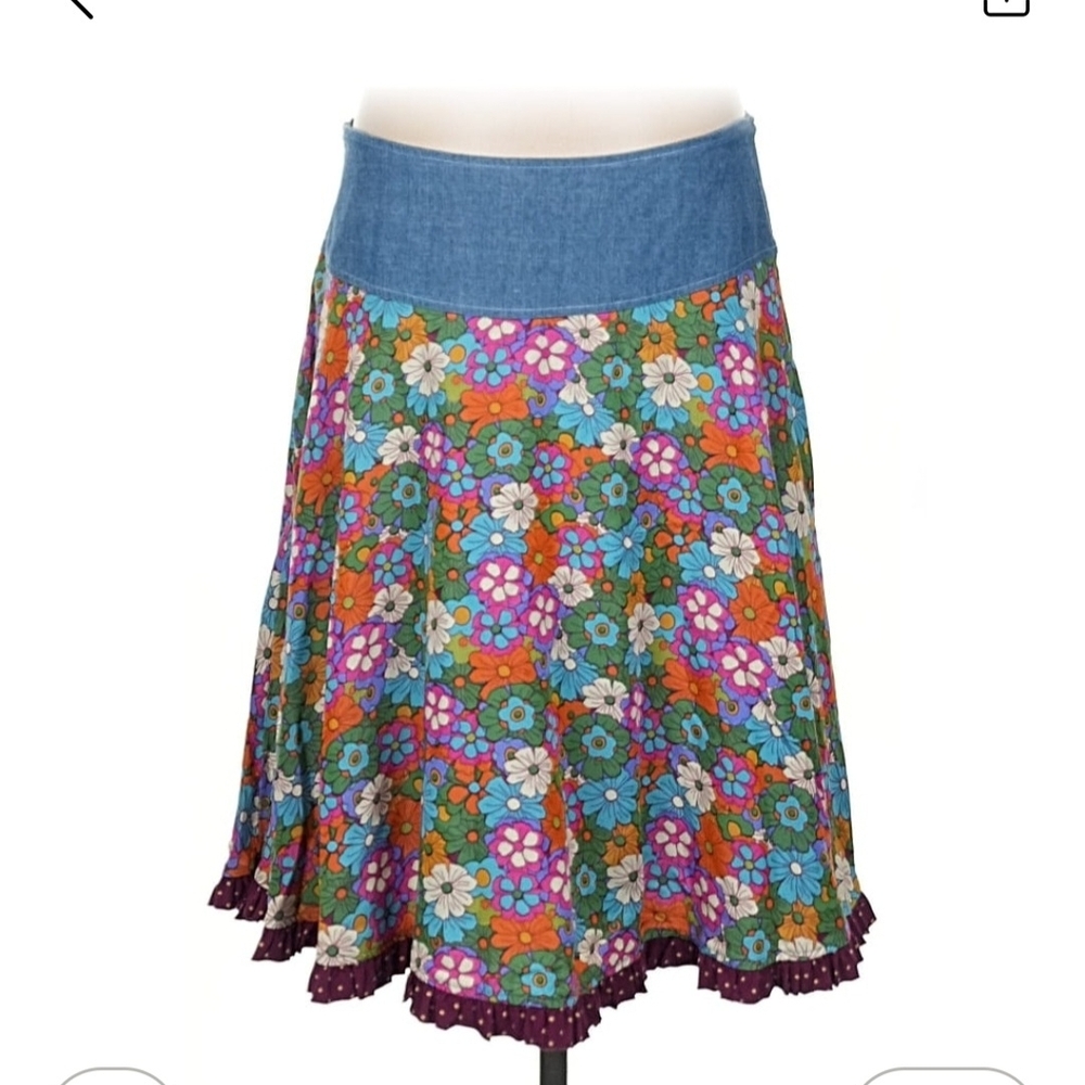 Matilda Jane Colorful Floral Skater Skirt